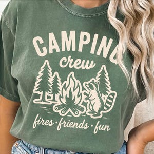 Camping SVG - Equipo de camping - Camping divertido SVG - Diseño de camiseta - Archivo de corte - SVG - PNG - Silueta - Cricut