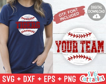 Split Baseball svg - Split Softball svg - Cut File - Distressed - Grunge - svg - eps - dxf - png - Silhouette - Cricut - Digital Download