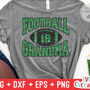 Football svg, Football Grandma svg, eps, dxf, png, Football Cut File, Silhouette File, Cricut file, Digital Download
