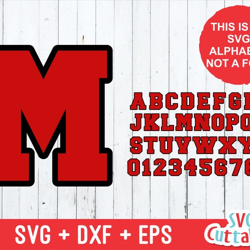 Outlined Two Color Numbers Double Outlined Sport Alphabet Svg Two Color Numbers - Etsy