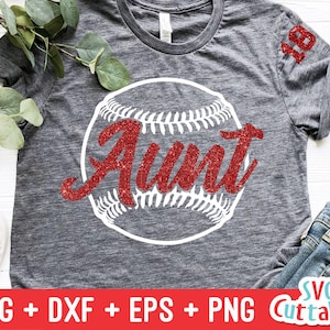 Baseball Tante Svg - Softball Tante - Baseball Svg - Softball Svg - geschnitten E-Datei - Svg - Dxf - Eps - Png - Silhouette - Cricut digitale Datei