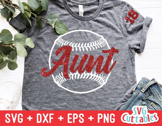 Baseball Aunt Svg Softball Aunt Baseball Svg Softball Etsy