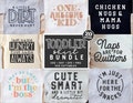 Toddler Shirt Bundle svg - Funny Cut File - Kids Shirt svg - dxf - eps - png - Toddler svg - Silhouette - Cricut - Digital File
