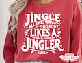 Jingle All The Way svg - Funny Christmas svg - Cut File - svg - eps - dxf - png - Funny - Silhouette - Cricut file - File