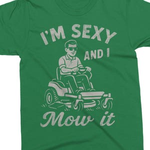 Ich bin Sexy und ich mähe es svg - Lustiges Shirt svg - Papa Schnittdatei - Zero-Turn-Rasenmäher PNG - Sarkastisch - svg - dxf - png - Cricut - Digitale Datei