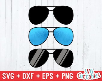 Sunglasses svg - Aviator Sunglasses - svg -  dxf - eps - png - Glasses Cut File - Sunglasses svg - Silhouette - Cricut - Digital Download