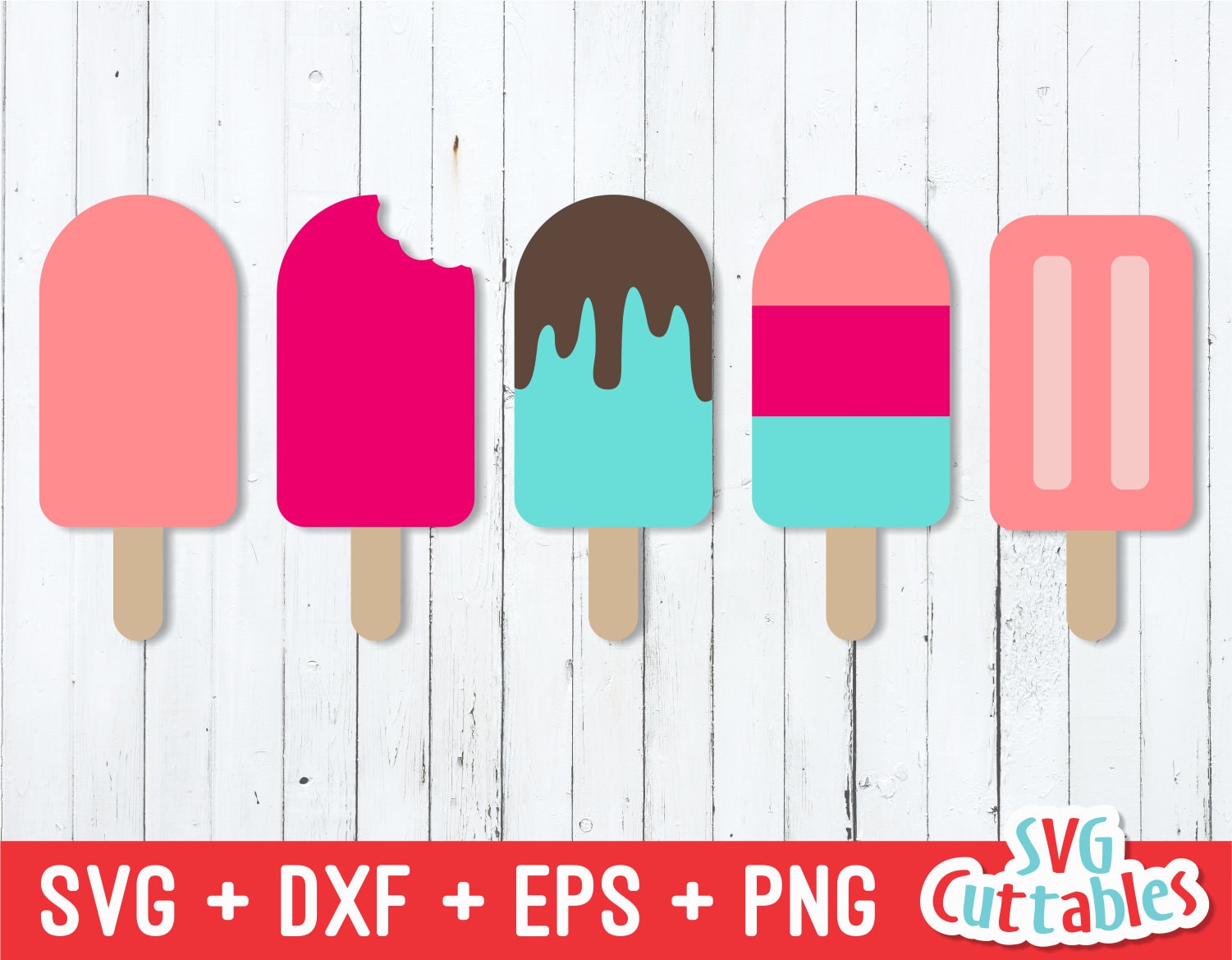 Popsicle svg - Summer Cut File - Dripping Popsicle - svg - svg - dxf - eps - png - Silhouette - Cricut - Digital File