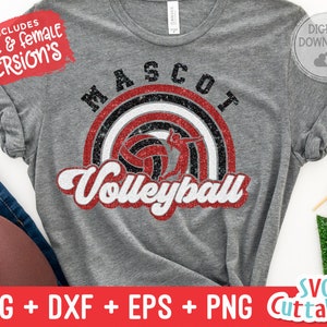 Volleyball svg - Volleyball Cut File - Template 0056 - svg - eps - dxf - Volleyball Team - Silhouette - Cricut cut file, Digital download