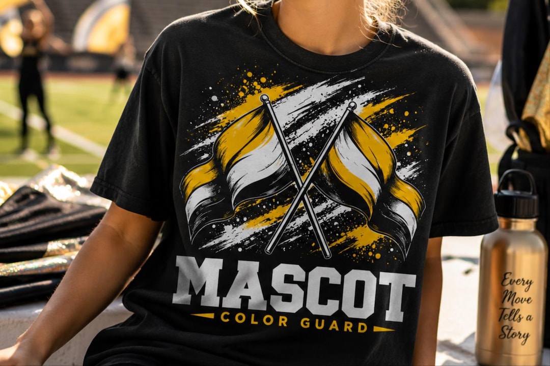 Color Guard Team Name Template PNG, Marching Band Shirt Graphic, Custom ...