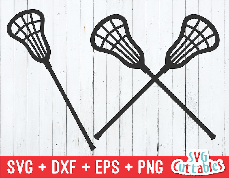 Lacrosse Stick Svg Lacrosse Cut File Crossed Sticks Svg Etsy
