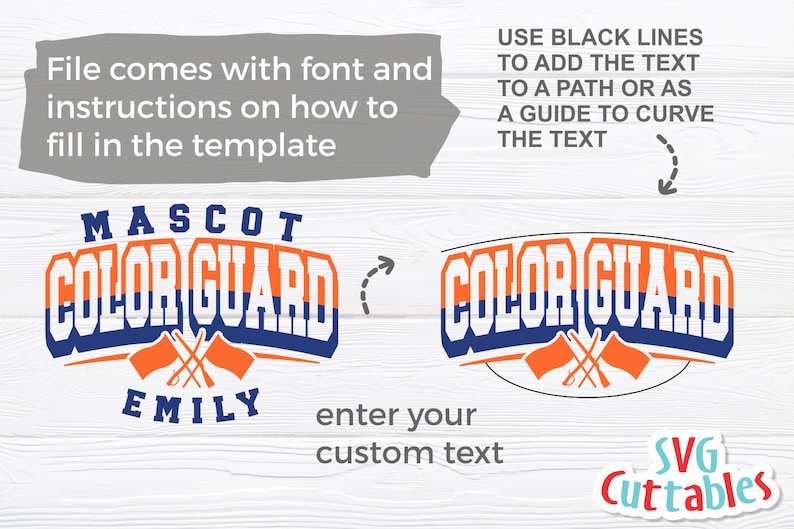Color Guard Svg - Color Guard Template 0019 - Svg - Dxf - Eps - Png ...