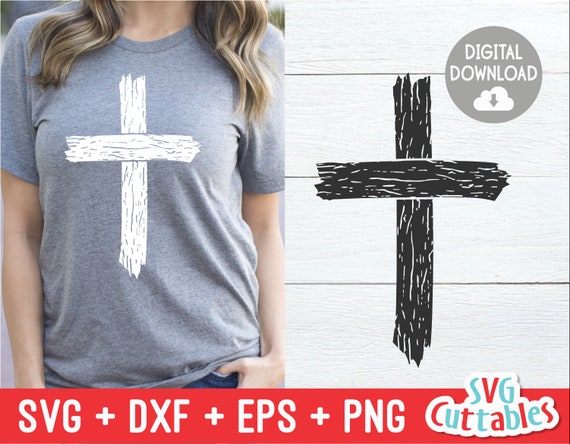 Download Distressed Cross Svg Cross Cut File Distressed Grunge Etsy