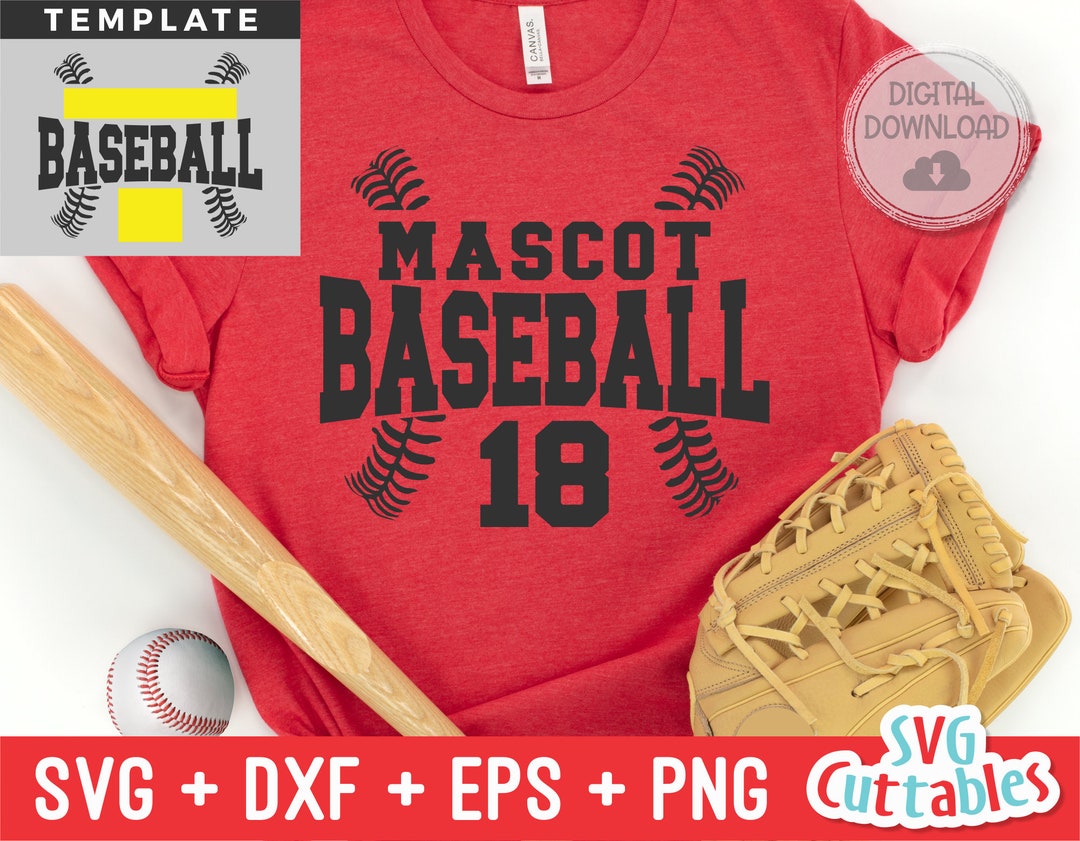 Baseball Svg Baseball Template 0037 Svg Eps Dxf Png Etsy