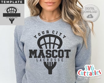 Lacrosse svg - Lacrosse Cut File - Lacrosse Template 0020 - svg - eps - dxf - Silhouette - Cricut Cut File - Fill It In - Digital File