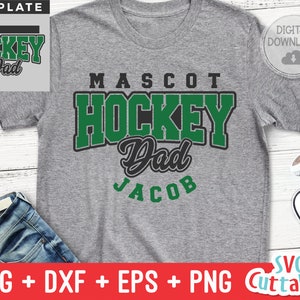 Hockey svg - Hockey Cut File - Hockey Template 0022 - svg - eps - dxf - Hockey Team - Silhouette - Cricut Cut File - Digital File
