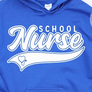 School Nurse svg - Cut File - Occupation - Swoosh - svg - dxf - eps - png - Cut File - Silhouette - Cricut - Digital Download image 1