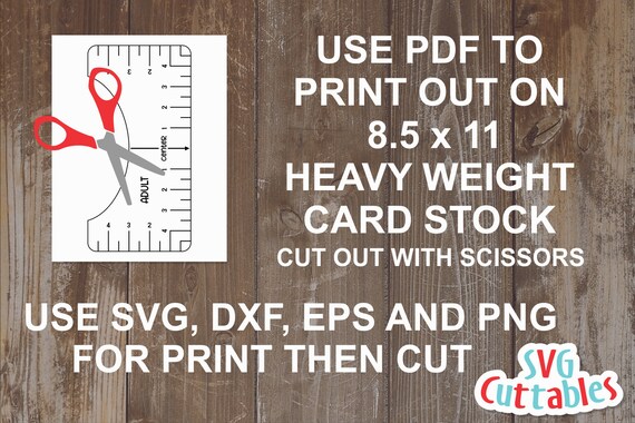 t shirt alignment tool printable pdf printable svg dxf etsy
