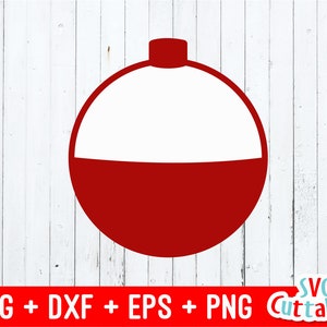 May include: Red and white fishing bobber with a rounded top. The bobber is a common fishing tool used to indicate when a fish has taken the bait.