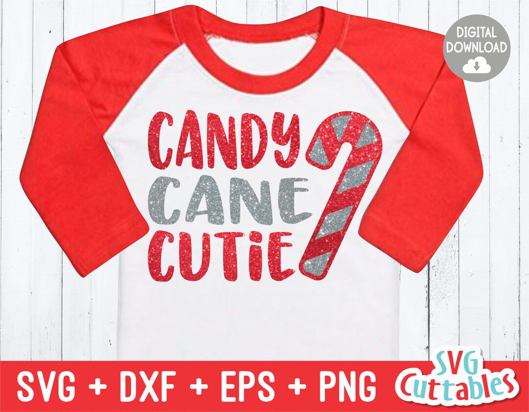 Candy Cane Cutie Svg Candy Cane Cute Cut File Svg Eps Dxf Png ...