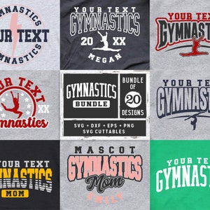 Gymnastics svg Bundle - Gymnastics Cut File - Gymnastics Template Bundle 2 - svg - eps - dxf - png - Silhouette - Cricut - Digital File