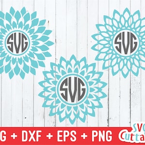 Mandala svg, Mandala Monogram Frame, svg, eps, dxf, png, Monogram Frames,  Monogram Frame, Silhouette, Cricut Cut File