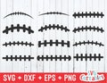 Football Laces svg -  Football Cut File - svg - eps - dxf - png - Laces svg - Silhouette - Cricut Cut File - Digital Download