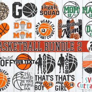 Basketball Bundle 2 Svg - Basketball geschnitten Dateien - Svg - Eps - Dxf - Basketball Mom - Silhouette - Cricut - geschnitten Datei - digitaler Download
