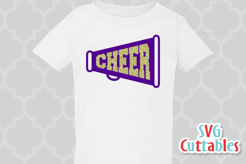 Cheer megafoon SVGCheer Cone SVGEPSDXFcheerleader Etsy Nederland