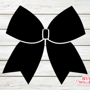Cheer bow svg -Cheer Bow Cut File - Cheerleader Bow Clipart - svg - dxf - eps - png - Silhouette - Cricut - Digital Download