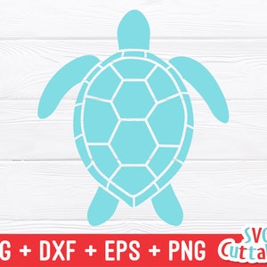 Sea Turtle svg - Schildkröte Cut File - svg - dxf - eps - png - Silhouette - Cricut - Digitaler Download