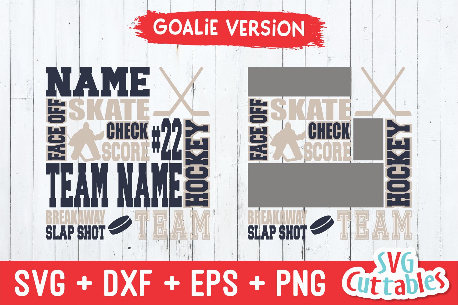 Hockey Svg Hockey Subway Art Svg Dxf Eps Png Cut File | Etsy