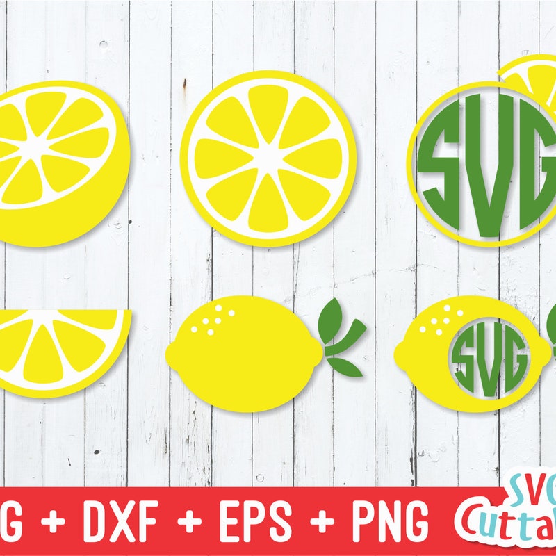 Lemon Svg - Etsy