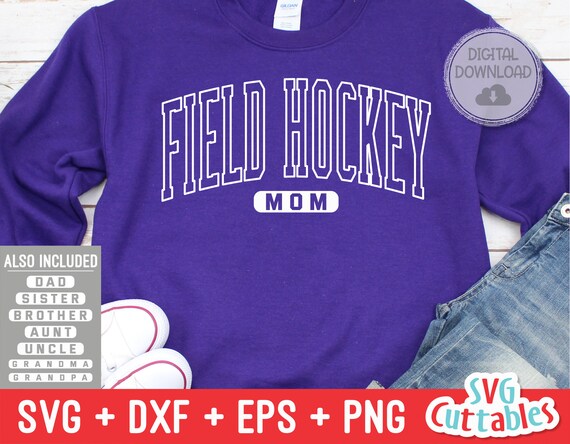 Field Hockey Family svg - Field Hockey Mom svg - eps - dxf - png - Field Hockey Cut File - Silhouette - Cricut - Digital Download