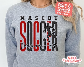 Soccer Template svg Cut File - Soccer svg - Soccer Team - Soccer Mom Template 0051 - svg - eps - dxf - png - Cricut - Digital File