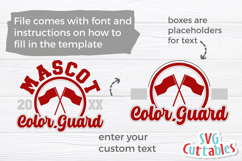Color Guard Svg - Color Guard Template 008 - Svg - Dxf - Eps - Png ...