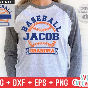 Baseball svg - Baseball Template 0042- svg - eps - dxf - png - Silhouette -  Cricut Cut File - Baseball Team - Digital File