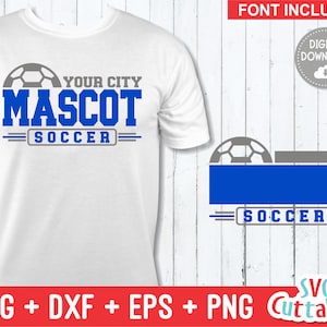 Soccer Template svg Cut File - Soccer svg - Soccer Team - Soccer Template 0011 - svg - eps - dxf - png - Silhouette - Cricut - Digital File
