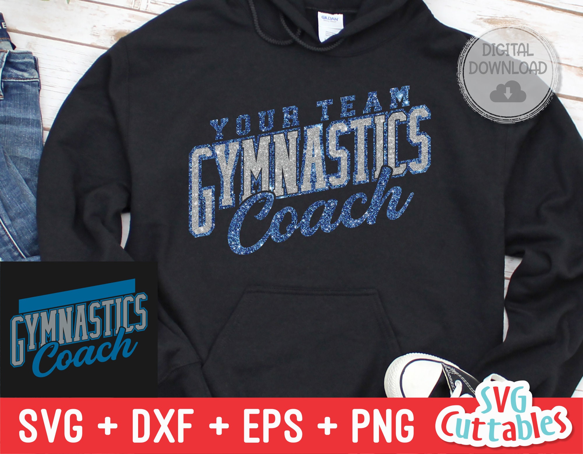 Gymnastics Coach Svg Gymnastics Cut File Gymnastics Etsy Canada