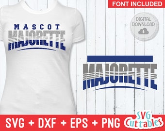 Majorette svg Cut File - Majorette Template 003 - svg - eps - dxf - png - Marching Band - Silhouette - Cricut - Digital Download