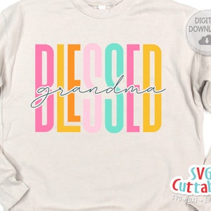 Selige Oma svg - Oma svg - geschnittene Datei - svg - dxf - eps - png - Muttertag svg - Oma png - Silhouette - Cricut - digitale Datei