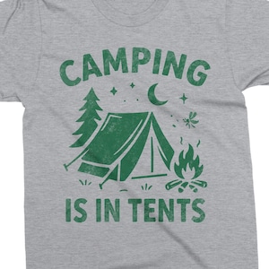 Acampar en tiendas de campaña SVG - Camping divertido SVG - Diseño de camiseta PNG - Archivo de corte - SVG - DXF - EPS - PNG - Silueta - Cricut