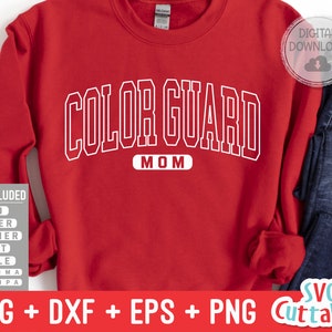 Color Guard svg - Color Guard Family - svg - dxf - eps - png - Cut File - Silhouette -  Cricut - Digital Download
