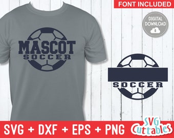 Soccer Template svg Cut File - Soccer svg - Soccer Team - Soccer Template 009 - svg - eps - dxf - png - Silhouette - Cricut - Digital File