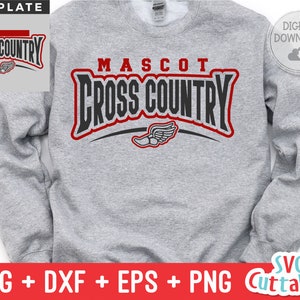 Cross Country svg - Cross Country geschnitten Datei - Cross Country Vorlage 0010 - svg - eps - dxf - png - Silhouette - Cricut - digitale Datei