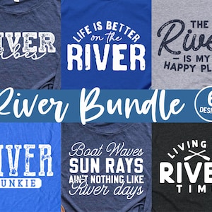 River svg Bundle - River Cut File  - svg - dxf - eps - png - River Sublimation File - Silhouette - Cricut - Digital File