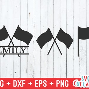 Color Guard Flags svg - Color Guard Cut File - svg - dxf - eps - png - Split Flag - Cut File - Silhouette -  Cricut - Digital Download