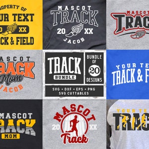 Track svg bundle  - Track and Field Template Bundle  - Track Cut File -  svg - eps - dxf - png - Silhouette - Cricut Cut File - Digital File
