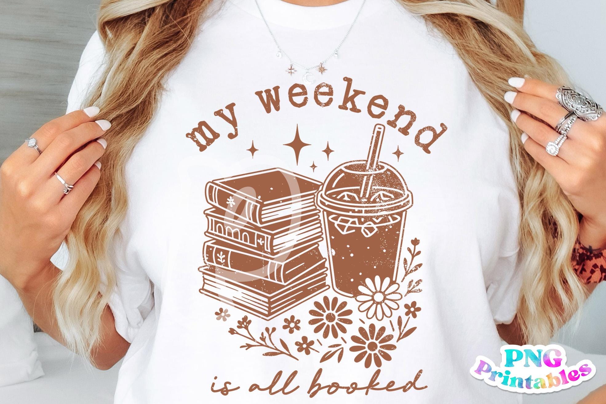 My Weekend is All Booked PNG and SVG - Book Lover Digital Design - Iced ...
