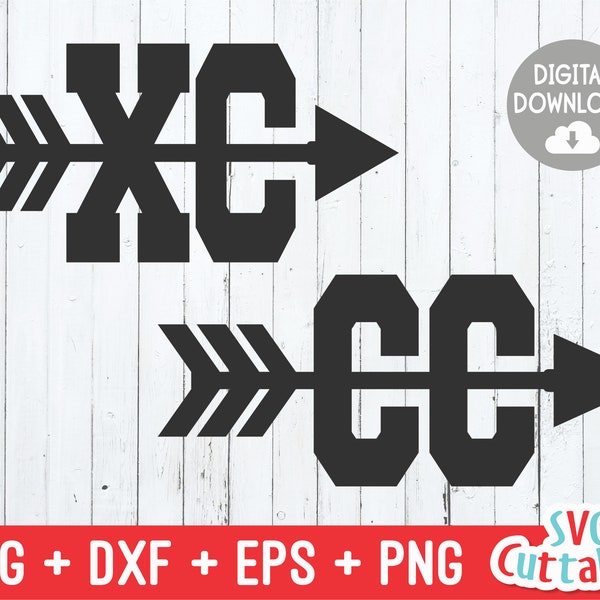 Cross Country svg - Cross Country Cut File - svg - eps - dxf - png - XC - CC - Silhouette - Cricut Cut File - Digital Download