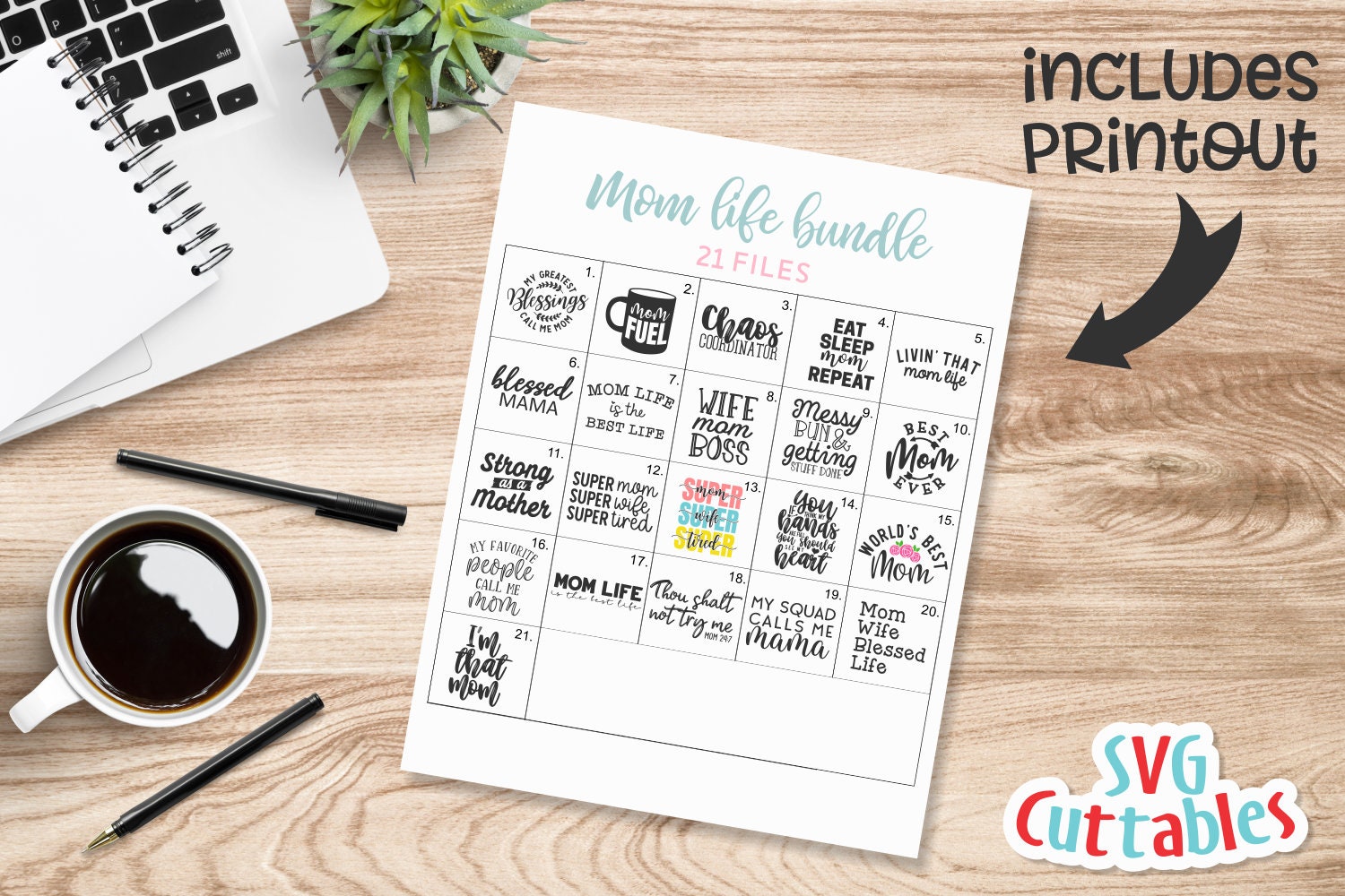 Mom Life Bundle Svg Mom Svg Bundle Svg Dxf Eps Png - Etsy